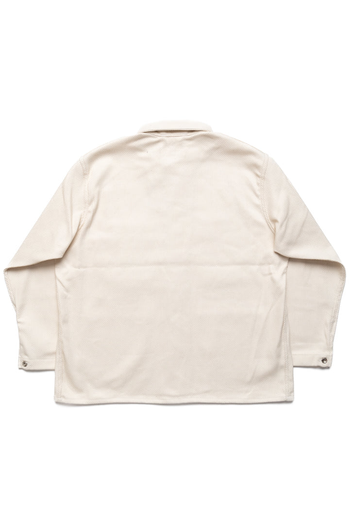 Utility Jacket Cotton Heavy Basketweave - Natural