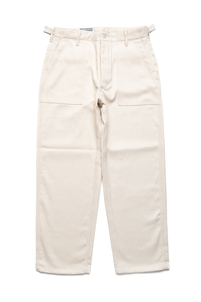 Fatigue Pant Cotton Heavy Basketweave - Natural