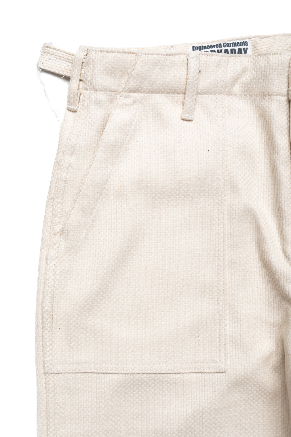 Fatigue Pant Cotton Heavy Basketweave - Natural