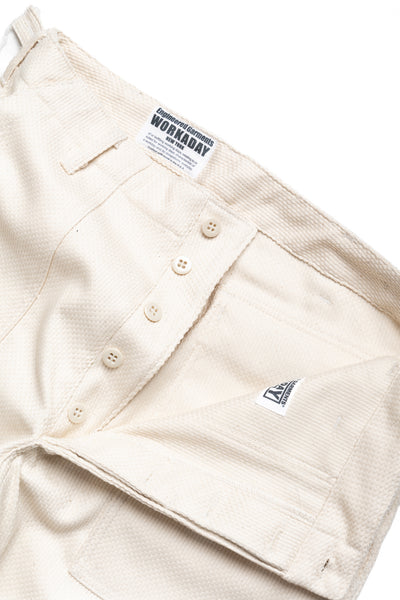 Fatigue Pant Cotton Heavy Basketweave - Natural