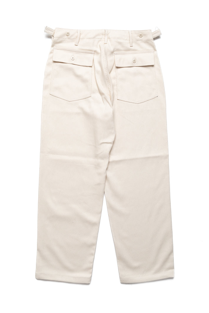 Fatigue Pant Cotton Heavy Basketweave - Natural