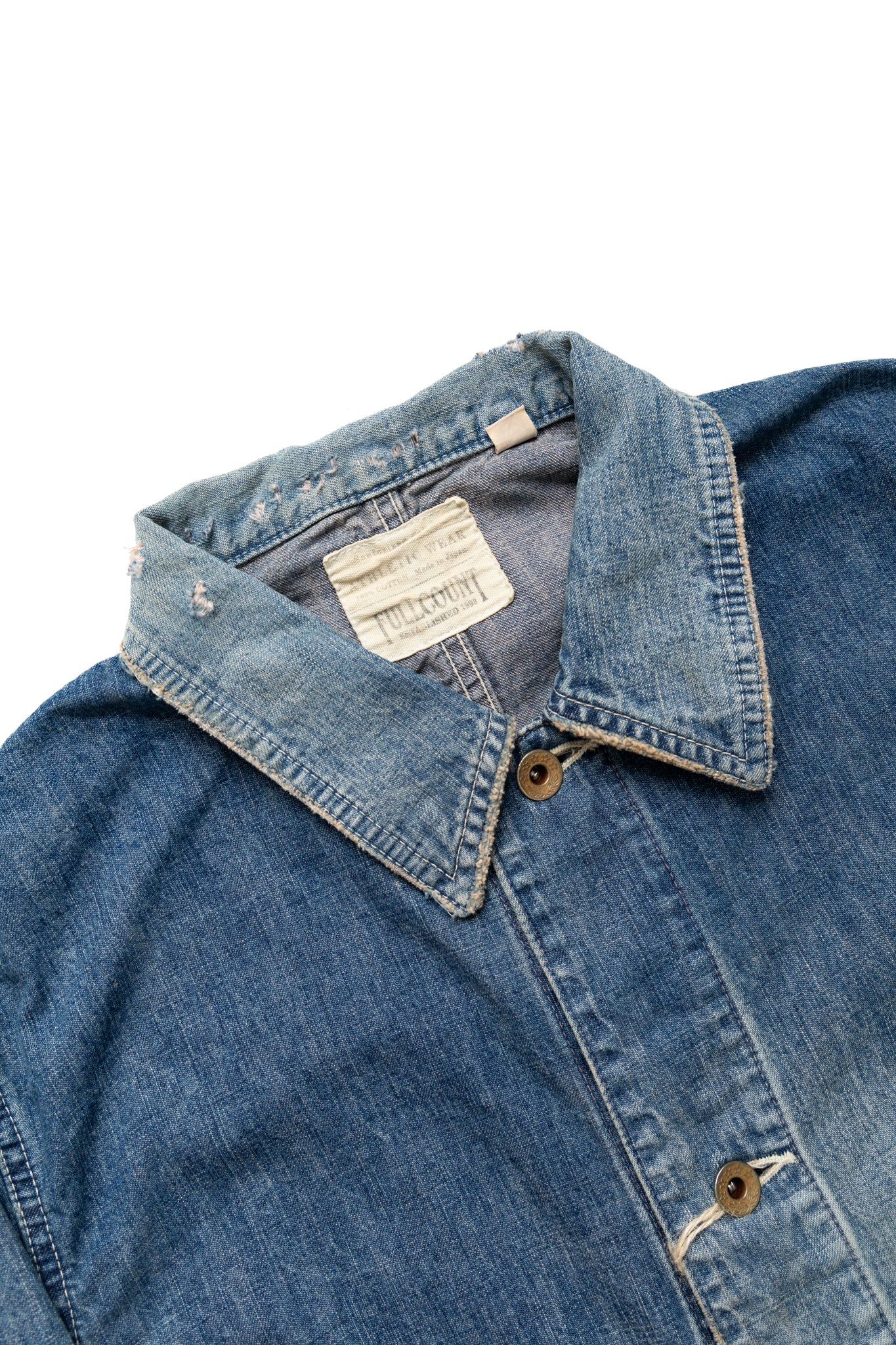 Denim Chore Jacket HW - Indigo (Hard Distressed)