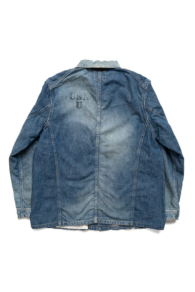 Denim Chore Jacket HW - Indigo (Hard Distressed)