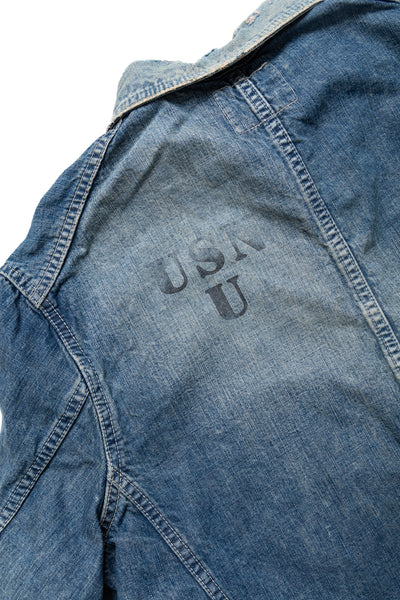 Denim Chore Jacket HW - Indigo (Hard Distressed)