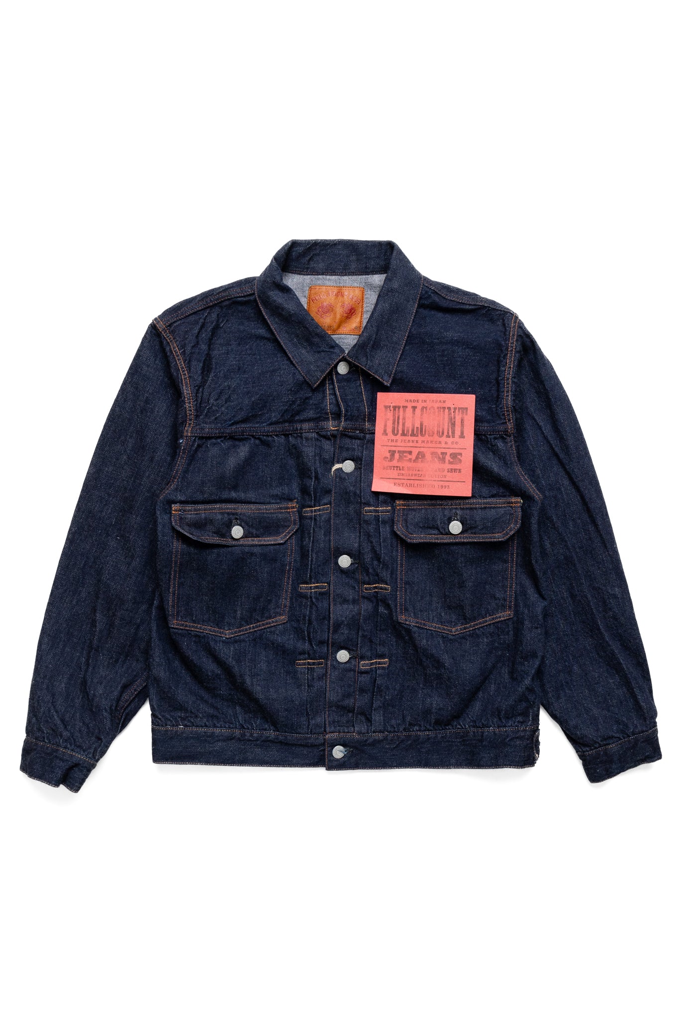 2102SSW 11.5oz Double Flap Pocket Denim Jacket Super Smooth