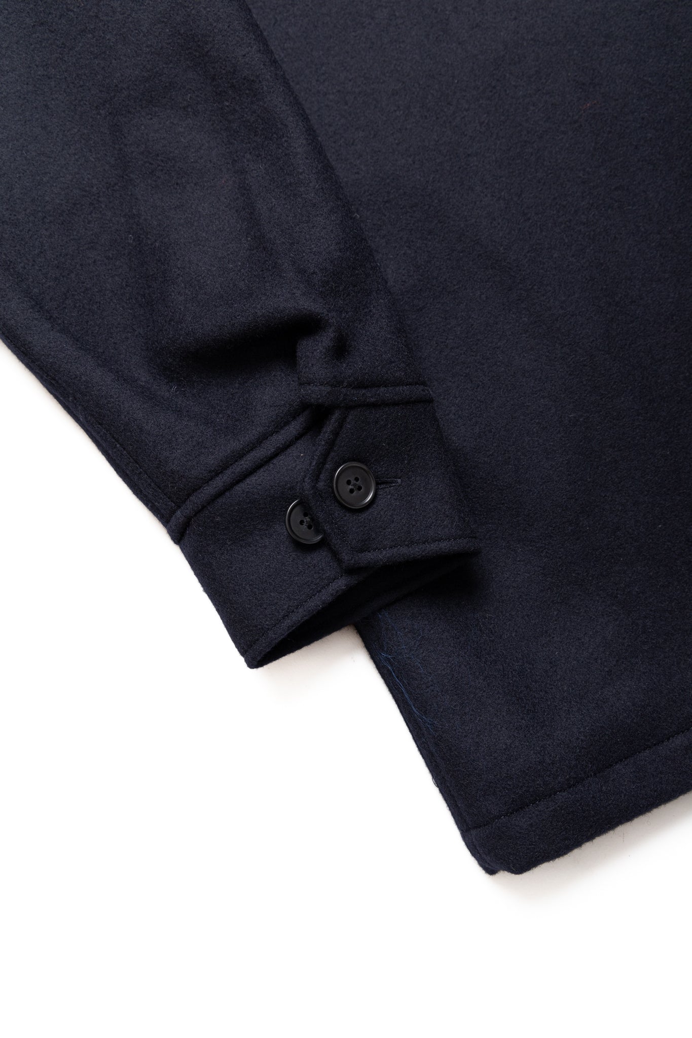 Wool CPO Shirt Jacket - Navy