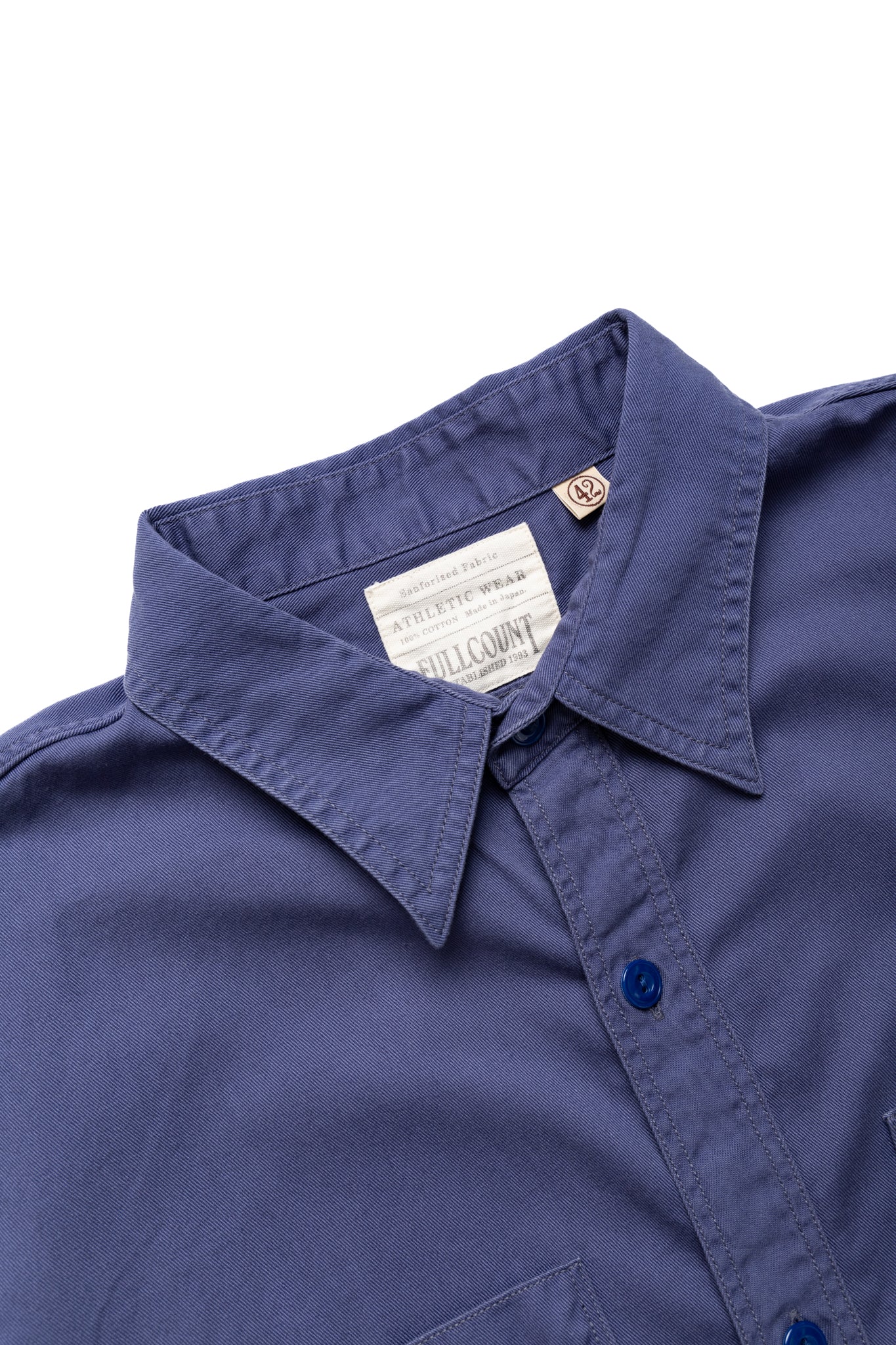 4087 Twill Work Shirt - Navy