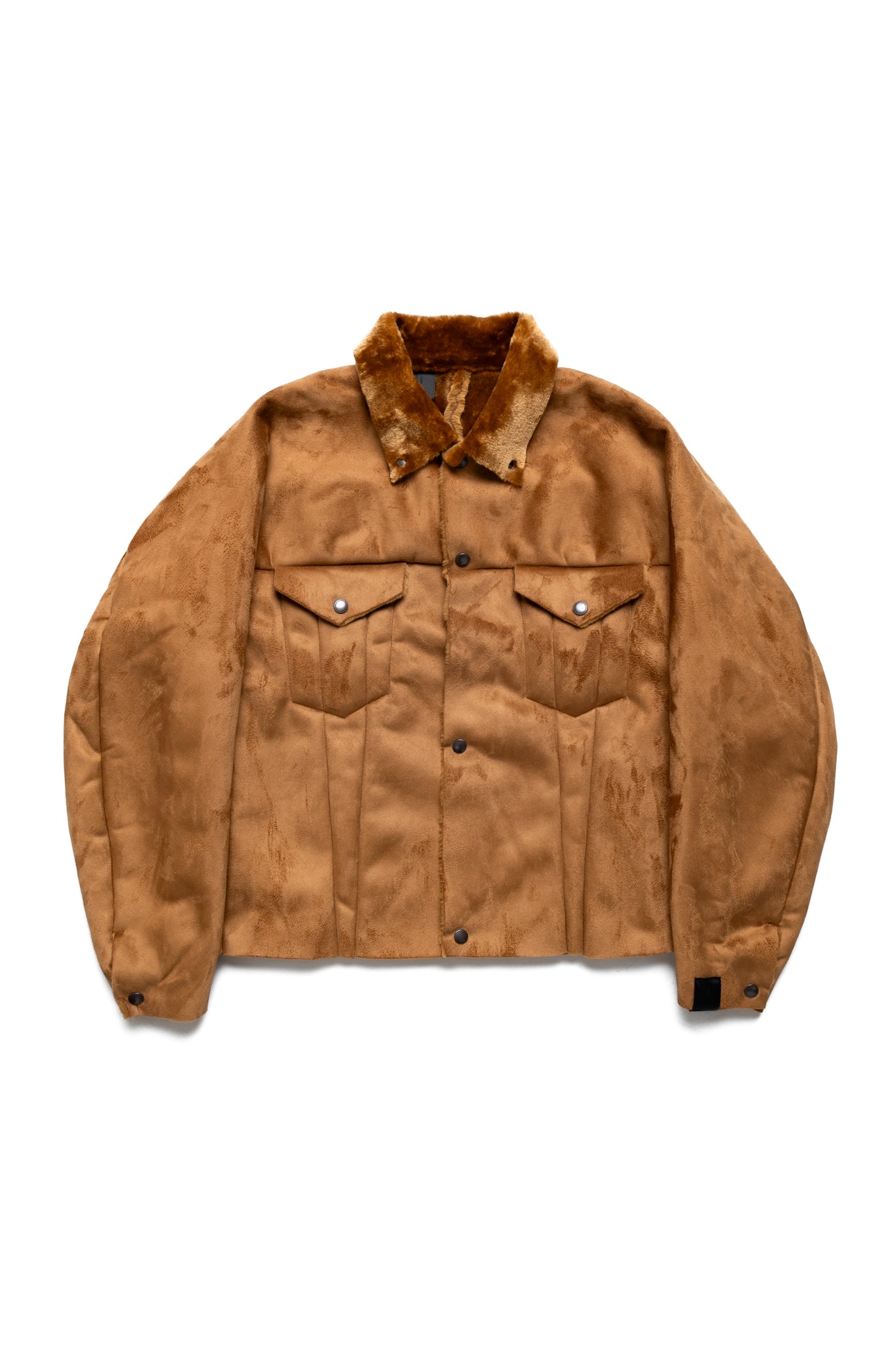 Faux Mouton Blouson - Brown