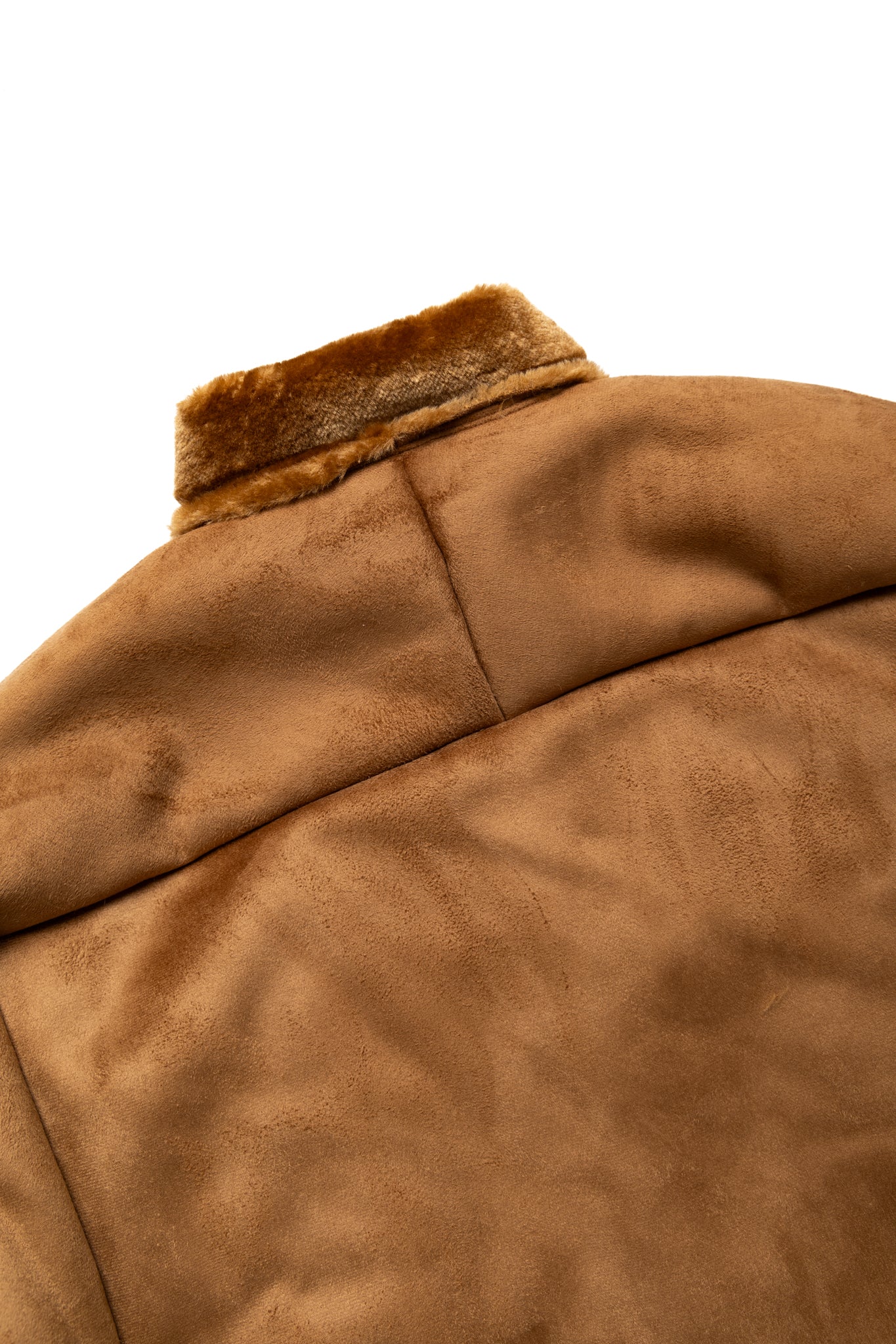 Faux Mouton Blouson - Brown