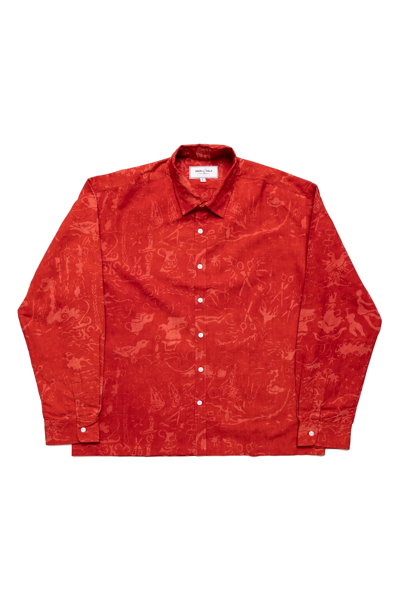 Straight Hem Dress Shirt - Yona Kohen Batik