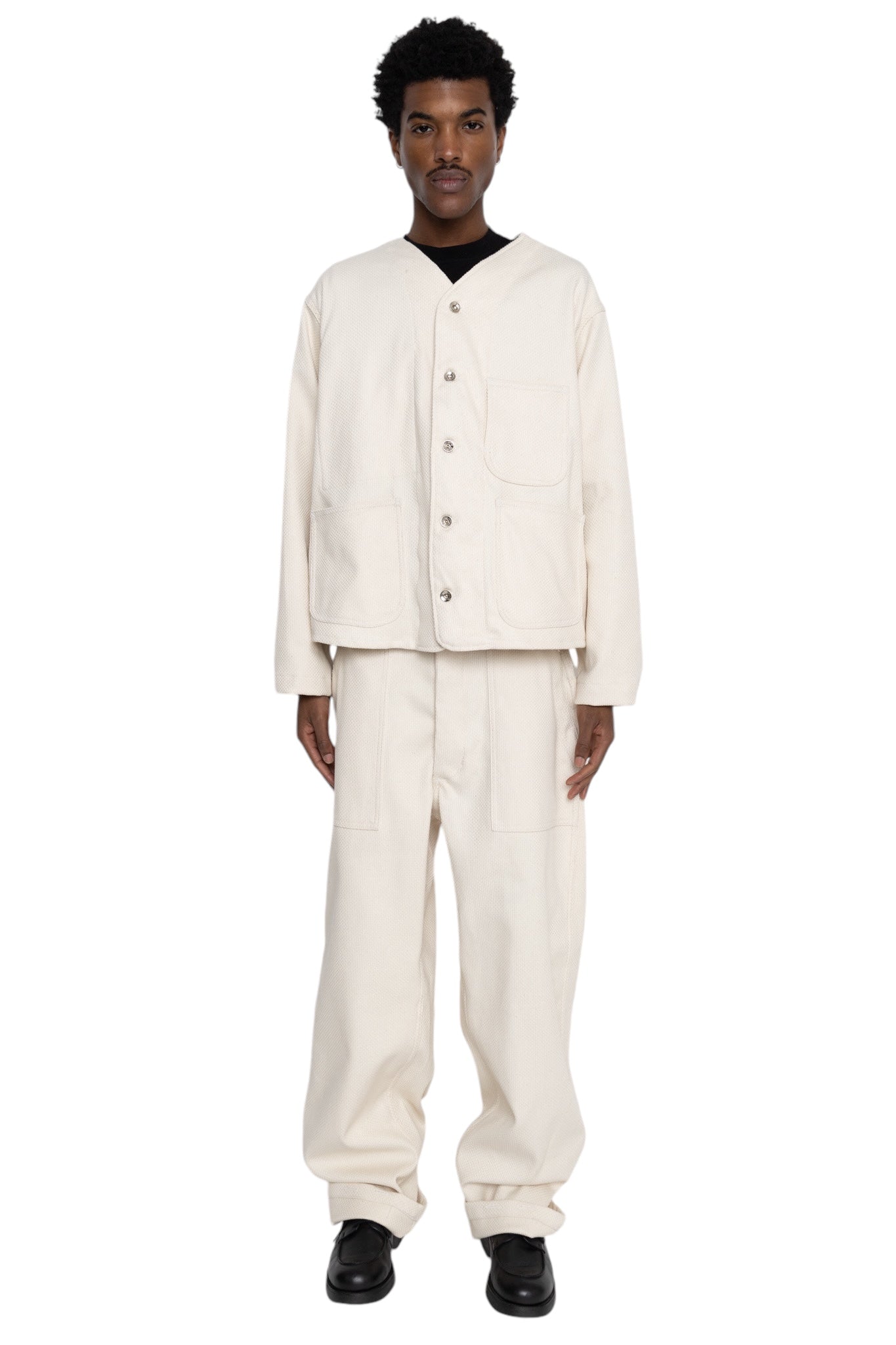 Fatigue Pant Cotton Heavy Basketweave - Natural