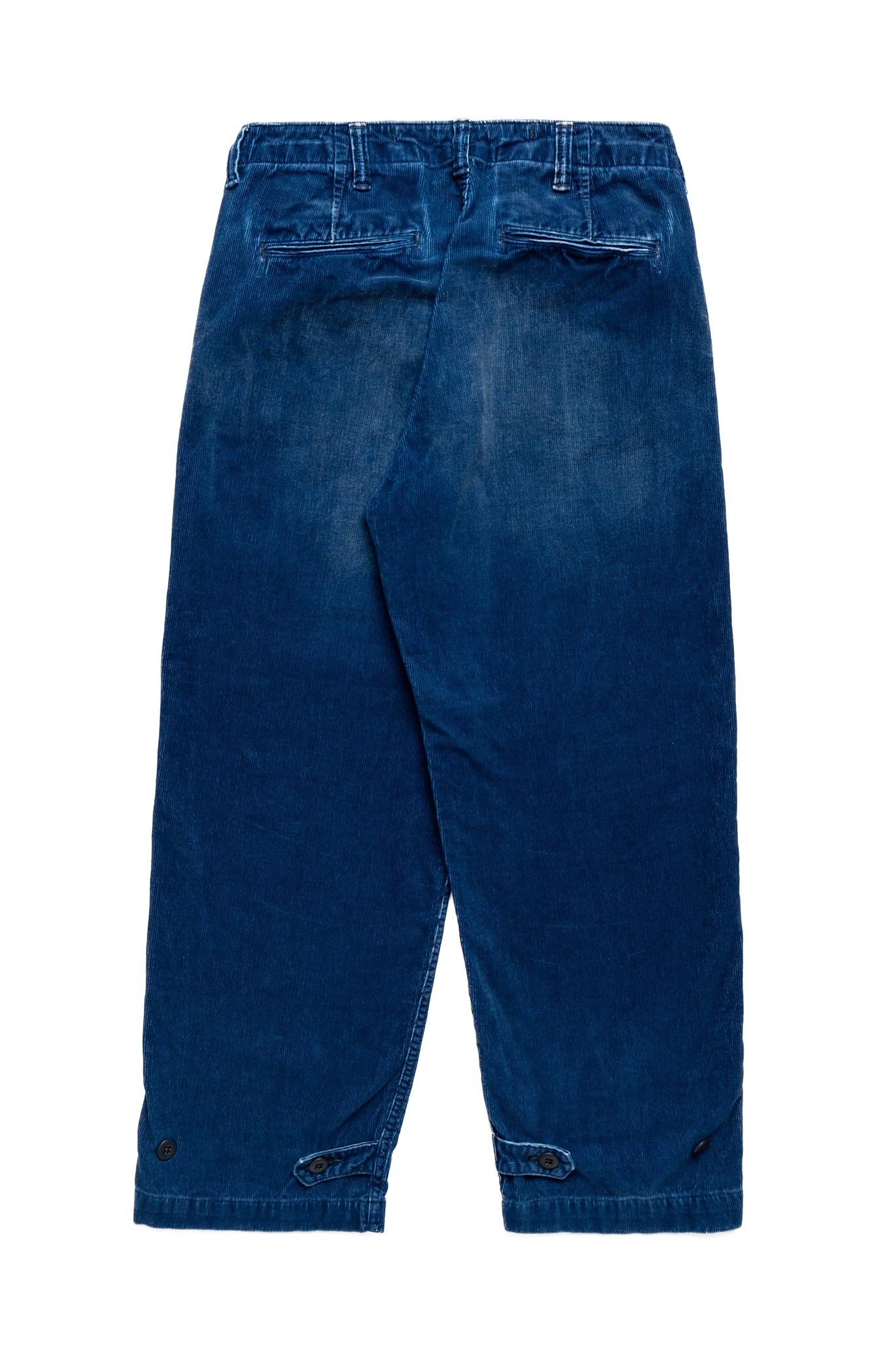 M43 Field Trousers Distressed Indigo Corduroy - Fullcount x Leather Healer x BiG Exclusive