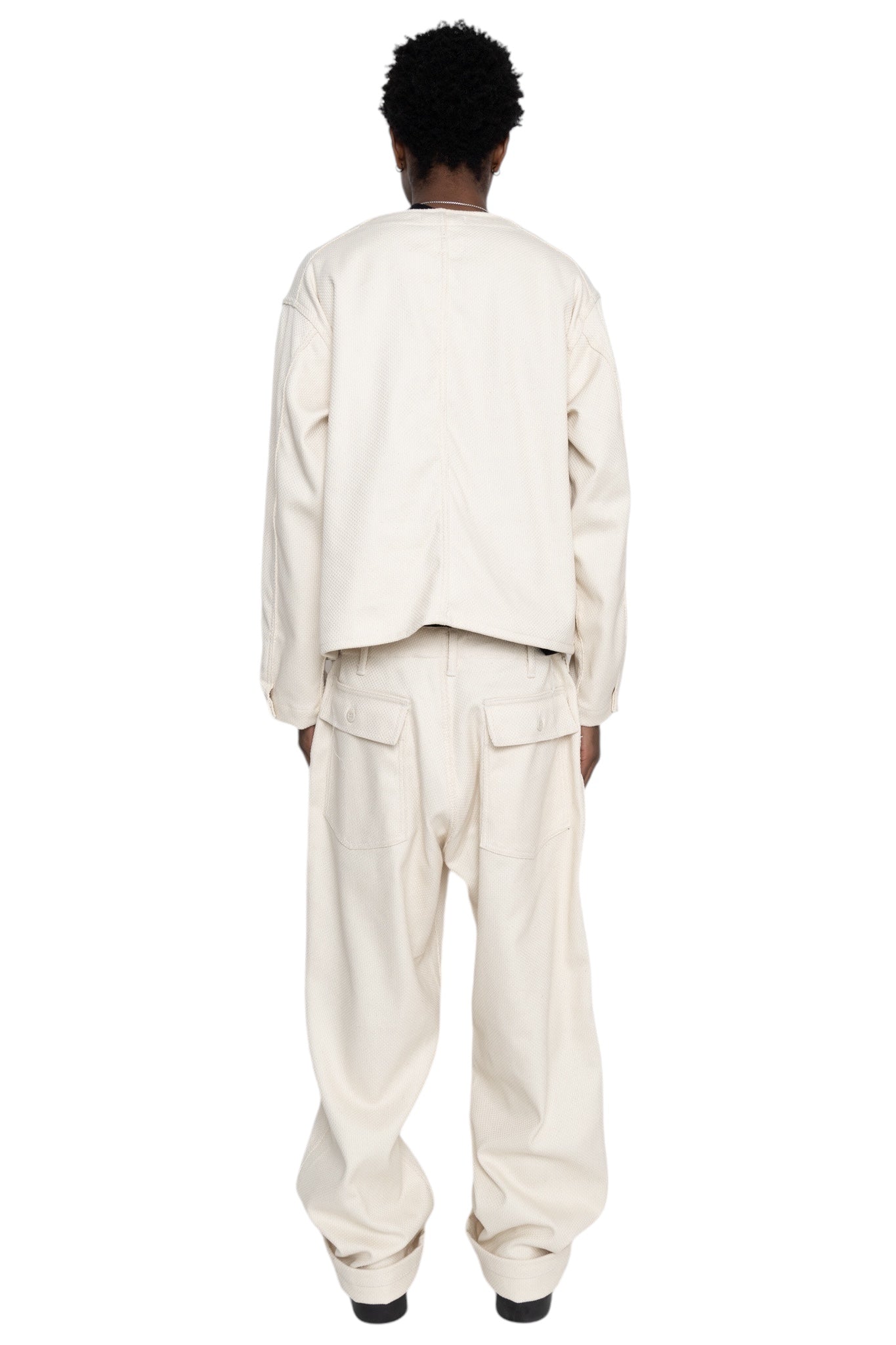 Fatigue Pant Cotton Heavy Basketweave - Natural