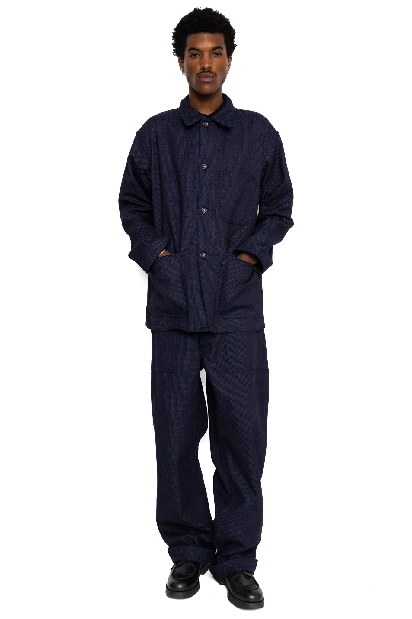 Fatigue Pant Cotton Heavy Basketweave - Dk. Navy