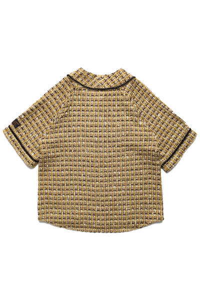 Fancy Tweed GREAT KOUNTRY Baseball Shirt - Yellow