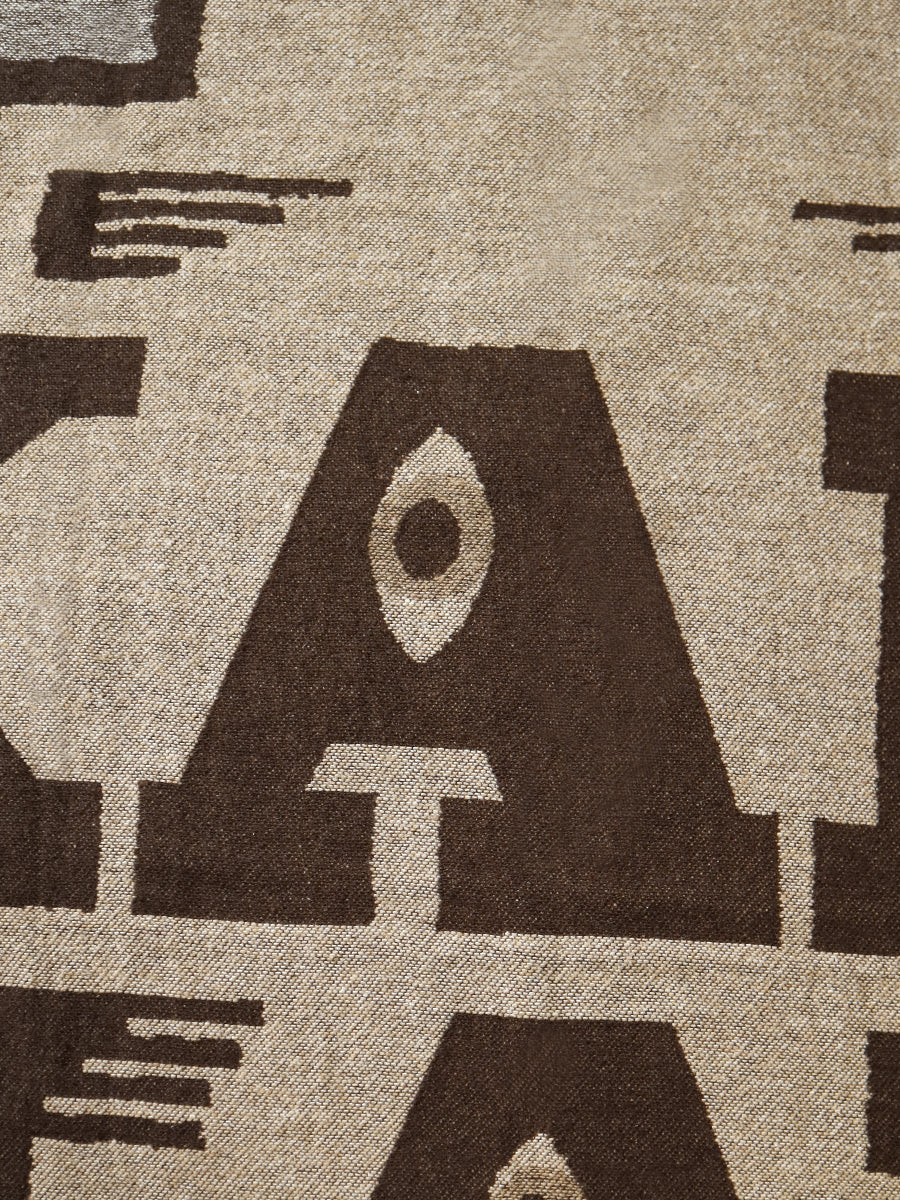 KAPITAL SPEAKEASY Blanket - Brown x Beige