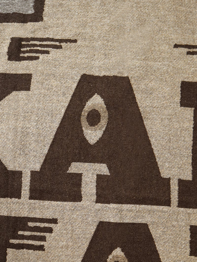 KAPITAL SPEAKEASY Blanket - Brown x Beige