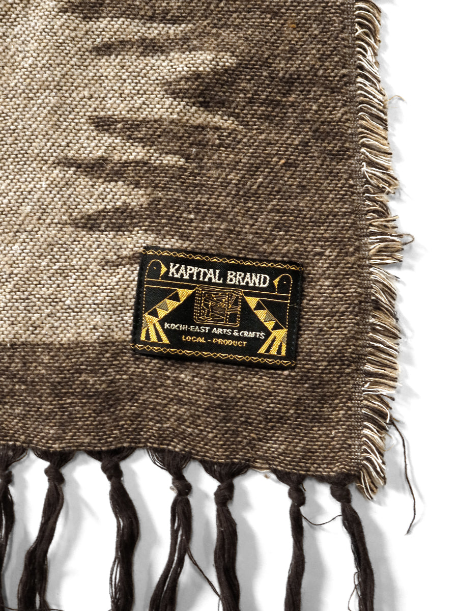 KAPITAL SPEAKEASY Blanket - Brown x Beige