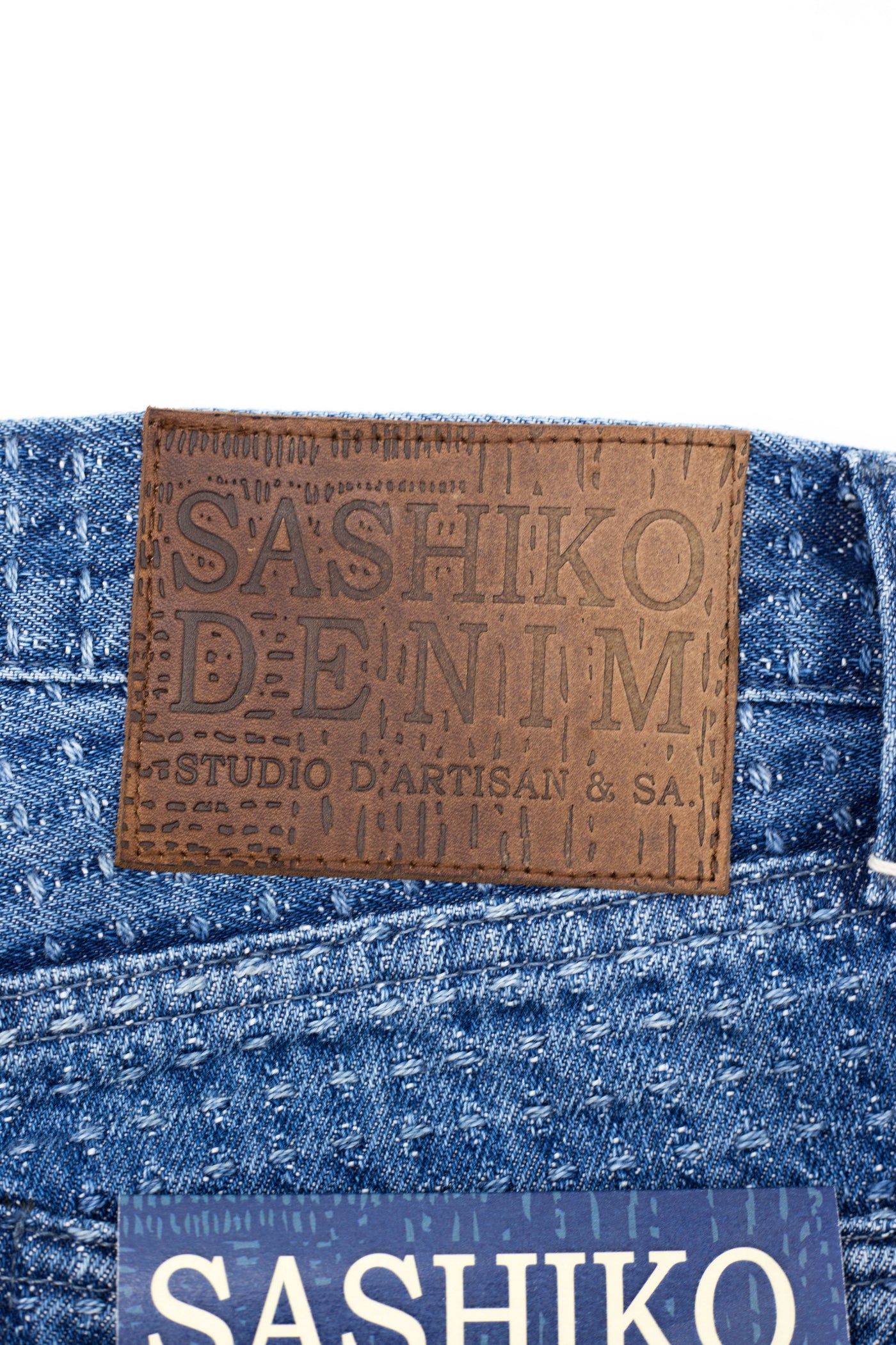 Studio D'artisan Boro Sashiko Relax Tapered Jeans