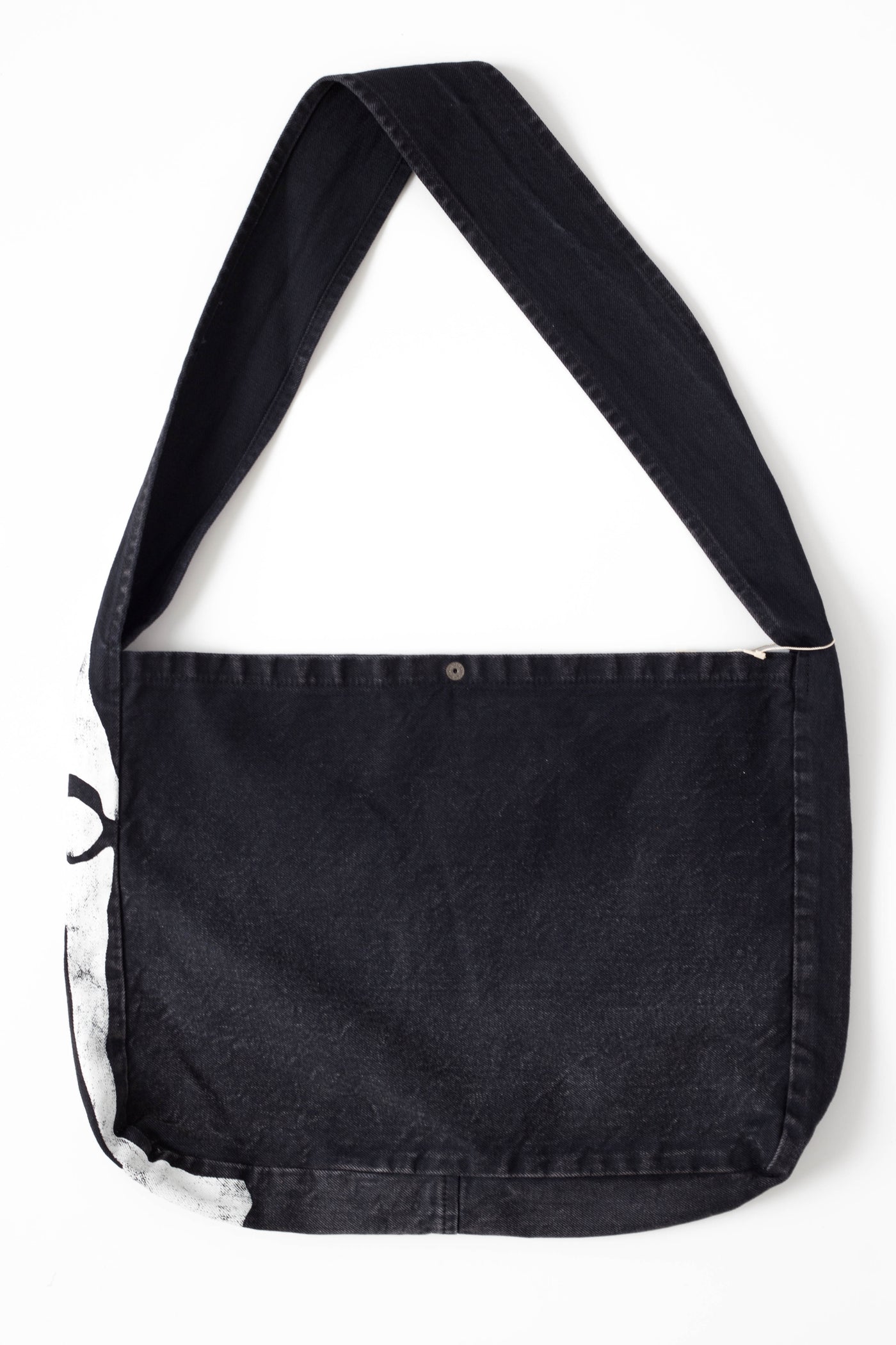 14oz Black Denim Book Bag (BONE)